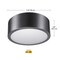 Globe Electric Globe Electric Edinburg 4.02 in. H X 11.03 in. W X 11.03 in. L Black Iron Ceiling Light 60304 - alternate 9